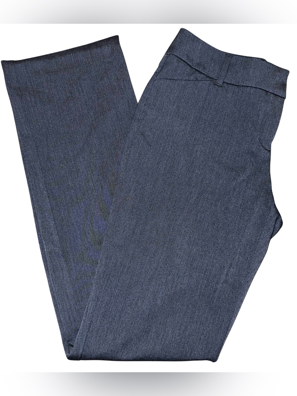 White House Black Market Saint Tropez Bootcut Pants 2 Graphite Slate Gray Blue